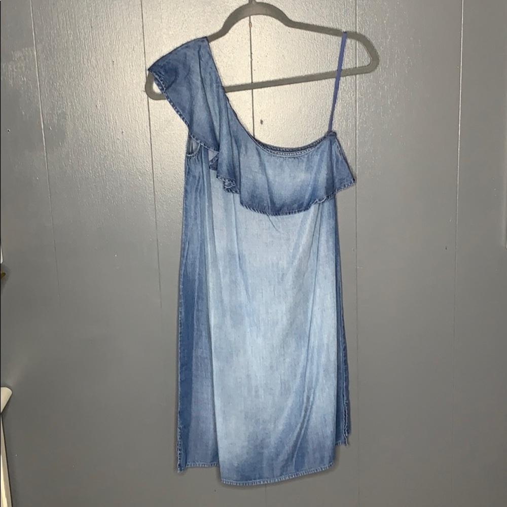 CLOTH & STONE One Shoulder Ruffle Dress XS - Picture 5 of 7
